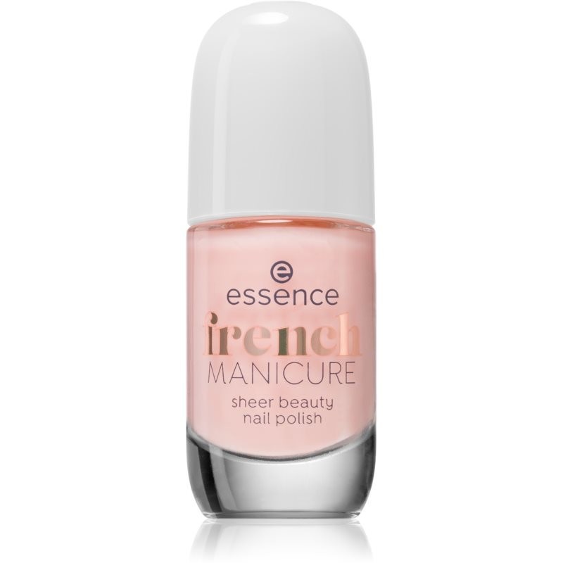 Essence French MANICURE nail polish shade 01 - peach please! 8 ml