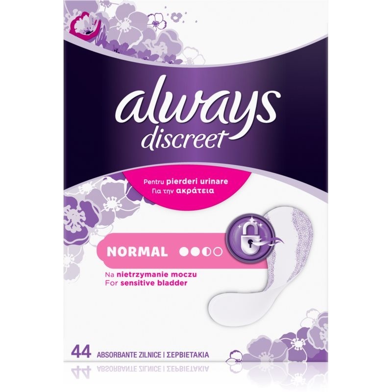 Always Discreet Normal incontinence pads 44 pc