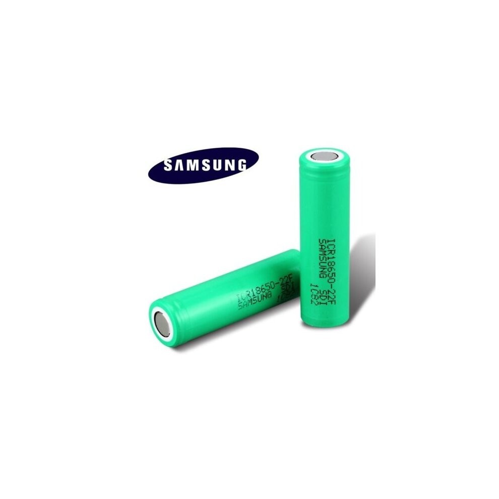 2x Samsung 25R 18650 2500mAh High drain FLAT TOP Lithium ion batteries