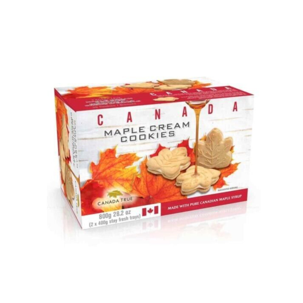 Canada True Canadian Maple Creme Cookies 800g 36 Cookies
