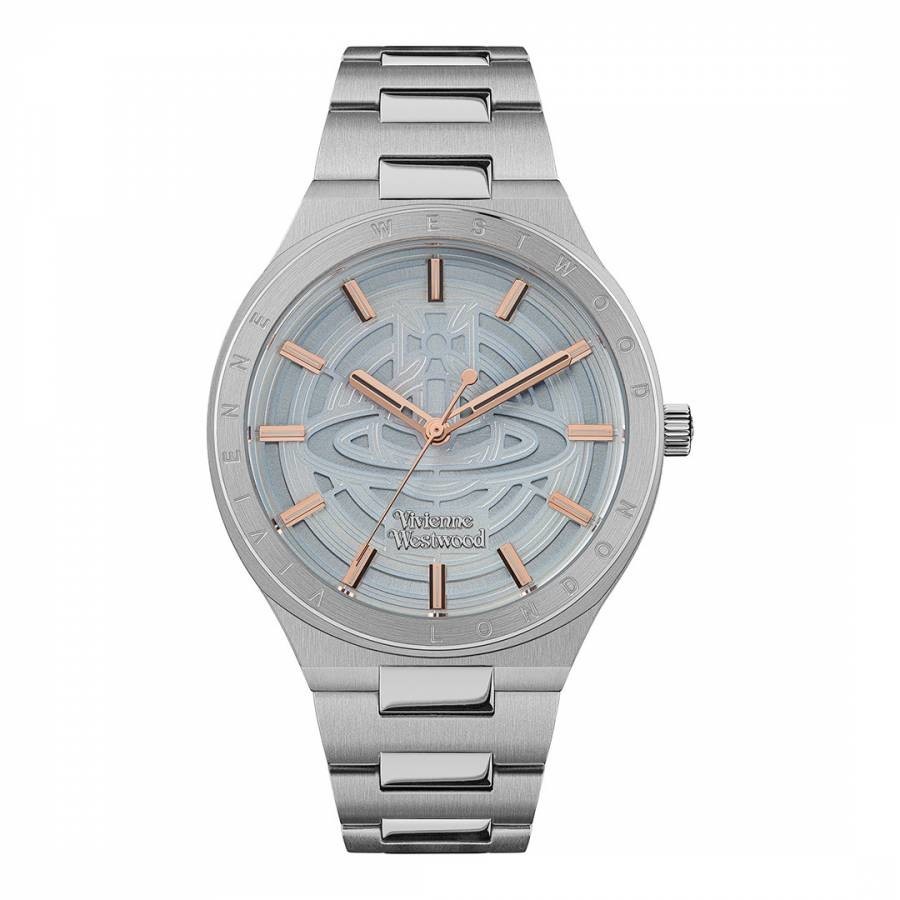 Eltham Ladies Quartz Watch with Pale Blue Dial And Stainless Steel Bracelet