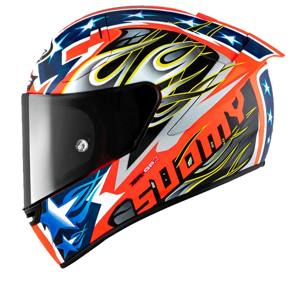 Suomy SR-GP Glory Race ECE 22.06 Red Blue Full Face Helmet XL