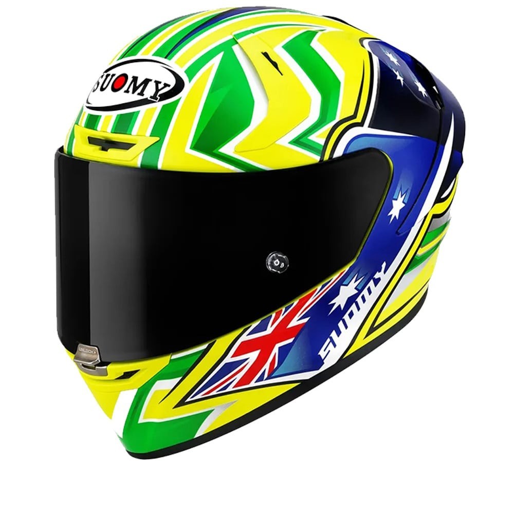 Suomy SR-GP Top Racer ECE 22.06 Yellow Full Face Helmet XL