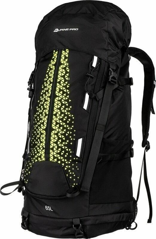 Alpine Pro Pige Outdoor Backpack Black 65L