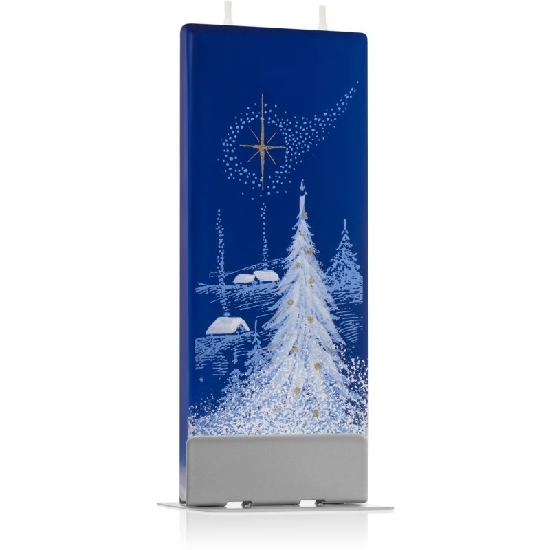 Flatyz Holiday Christmas Night with a Star decorative candle 6x15 cm