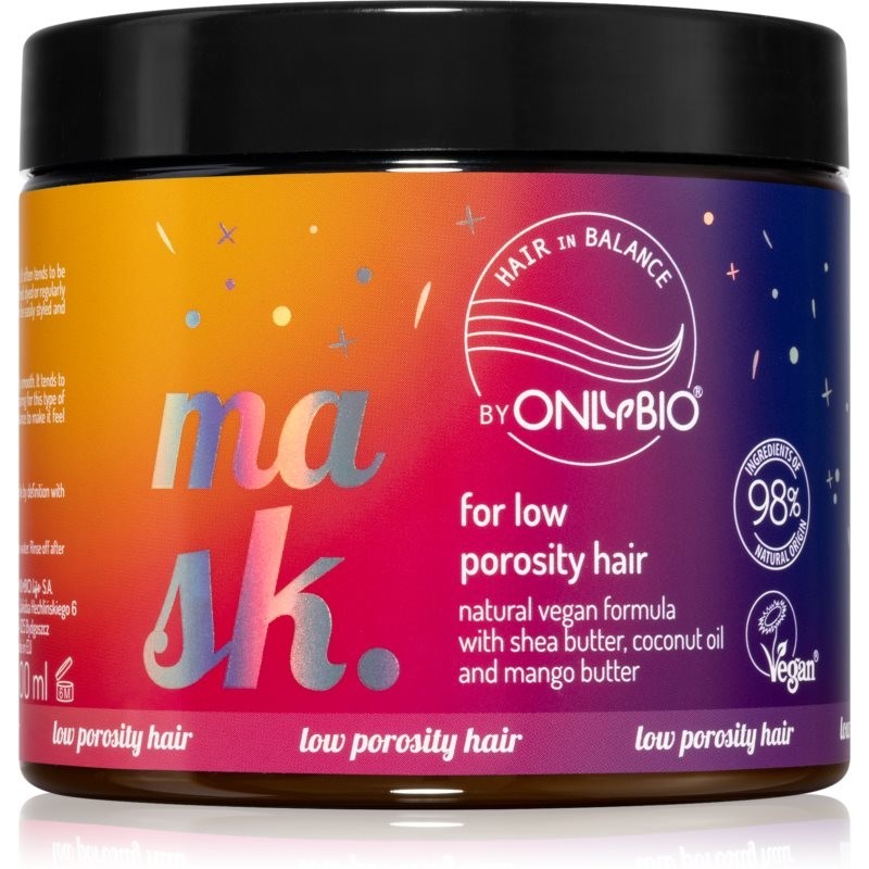 OnlyBio Hair in Balance hair mask for normal to dry hair 400 ml