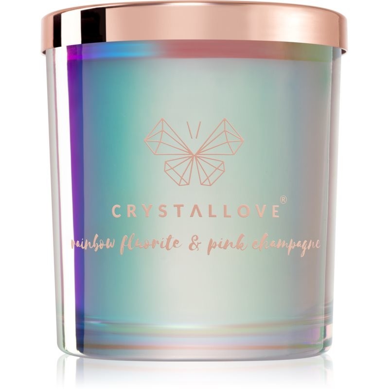 Crystallove Crystalized Scented Candle Rainbow Fluorite scented candle 220 g