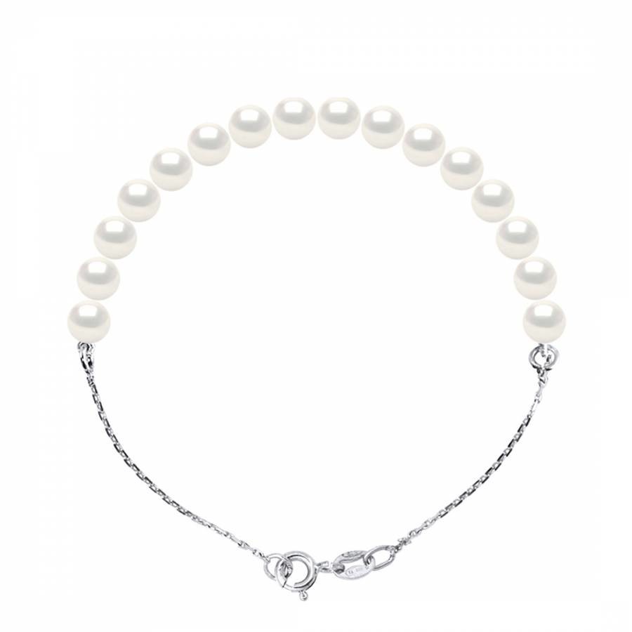 White Pearl Bracelet 6-7 mm