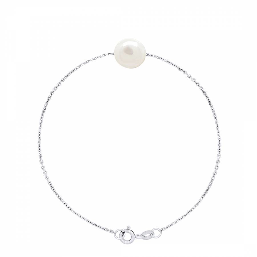 White Pearl Bracelet 10-11 mm