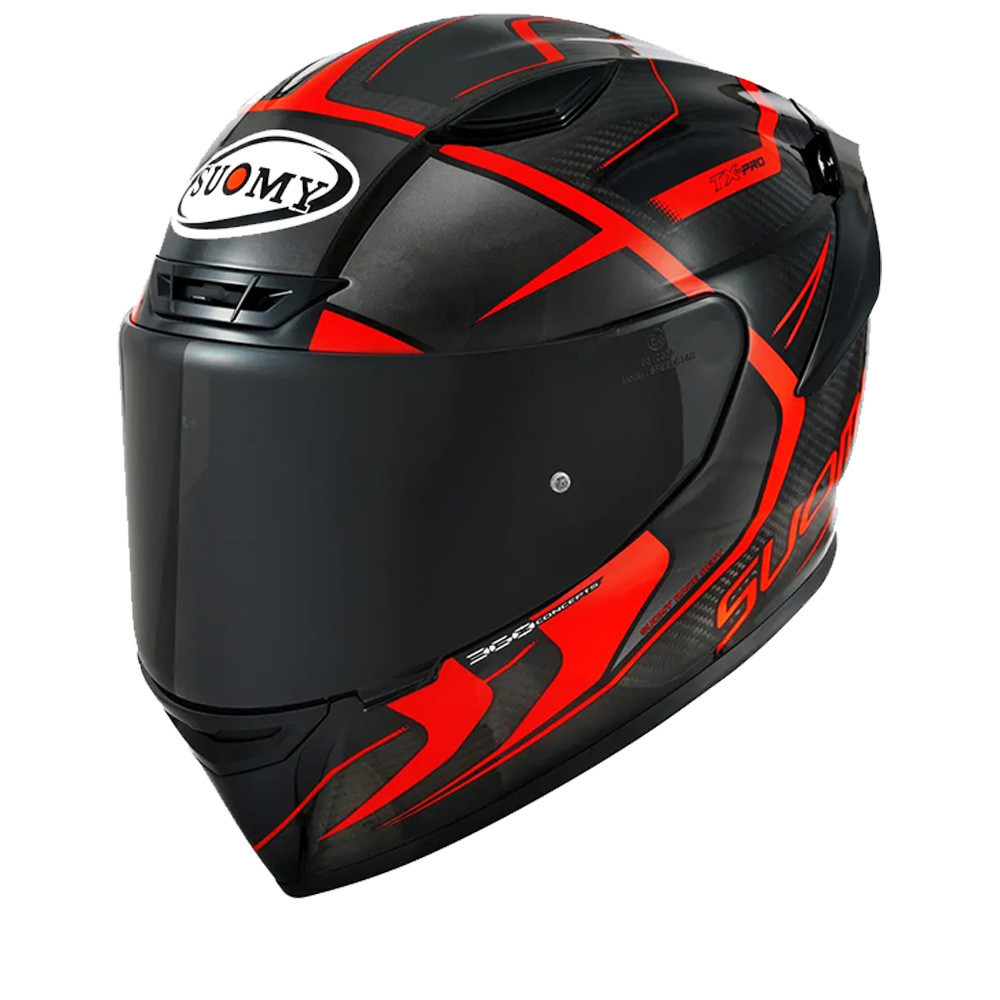 Suomy TX Pro Advance ECE 22.06 Black Red Full Face Helmet S