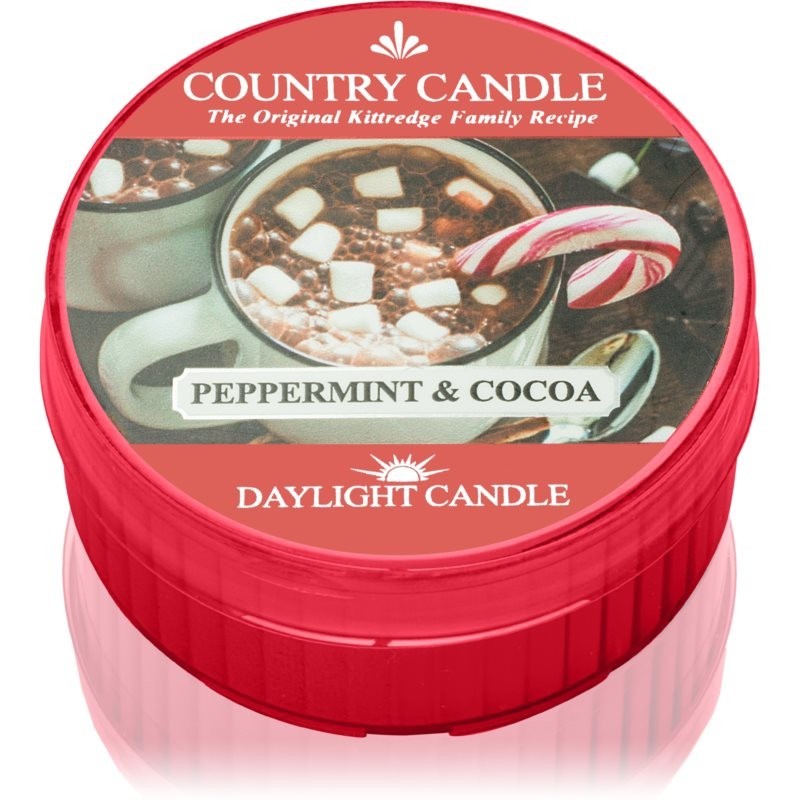 Country Candle Peppermint & Cocoa tealight candle 42 g