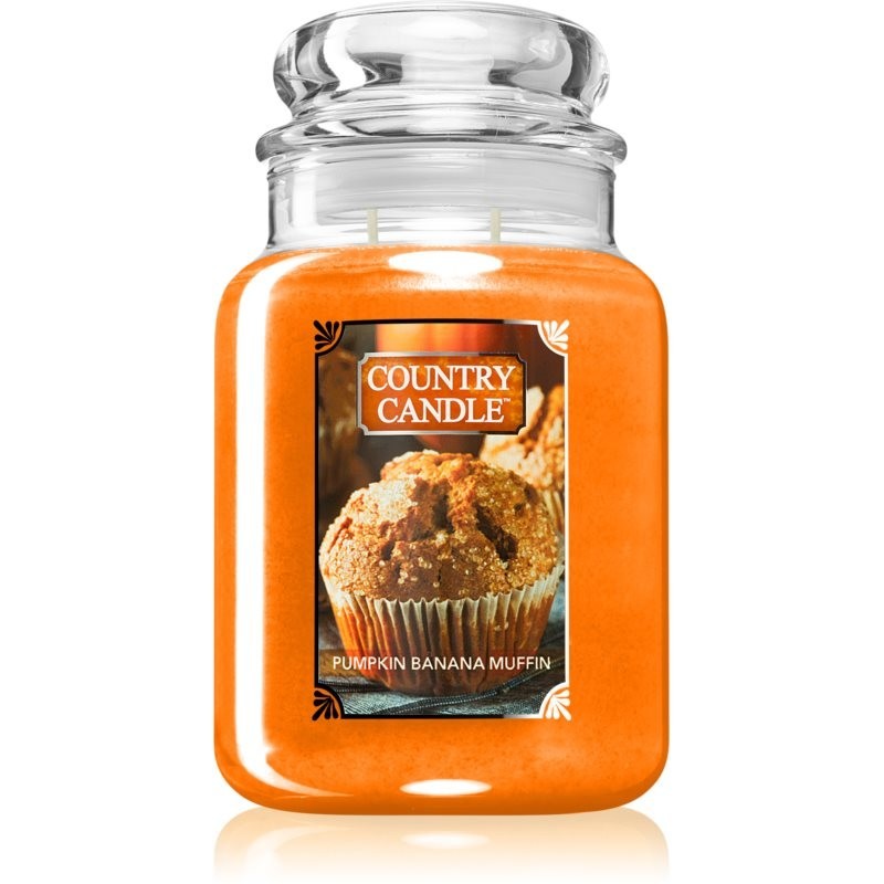 Country Candle Pumpkin Banana Muffin scented candle 737 g