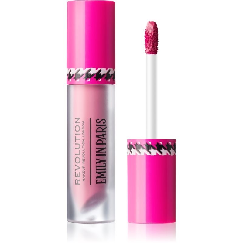 Makeup Revolution X Emily In Paris multi-purpose makeup for lips and face shade Pinky Swear Pink 3 ml
