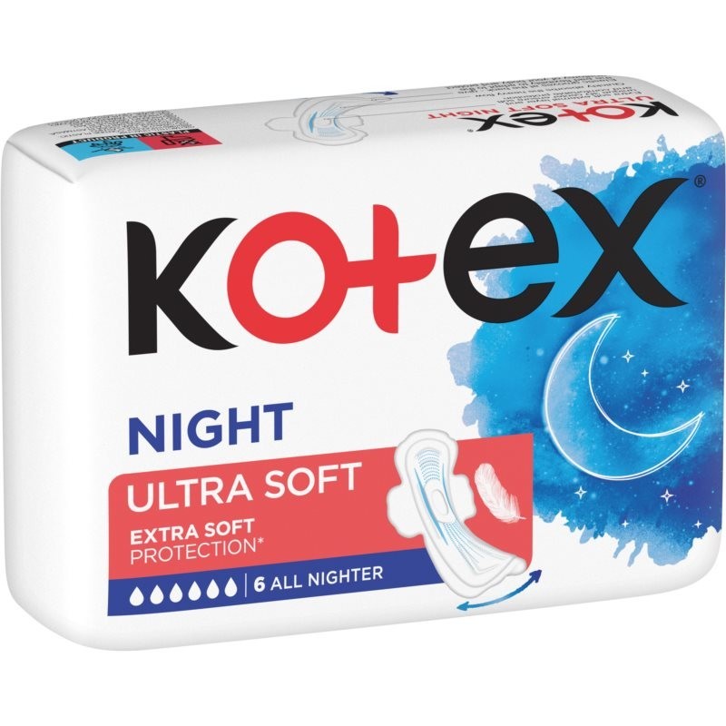 Kotex Ultra Soft Night sanitary towels 6 pc