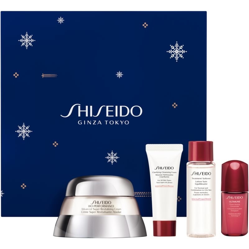 Shiseido Bio-Performance Holiday Kit gift set (for hydrating and firming skin)