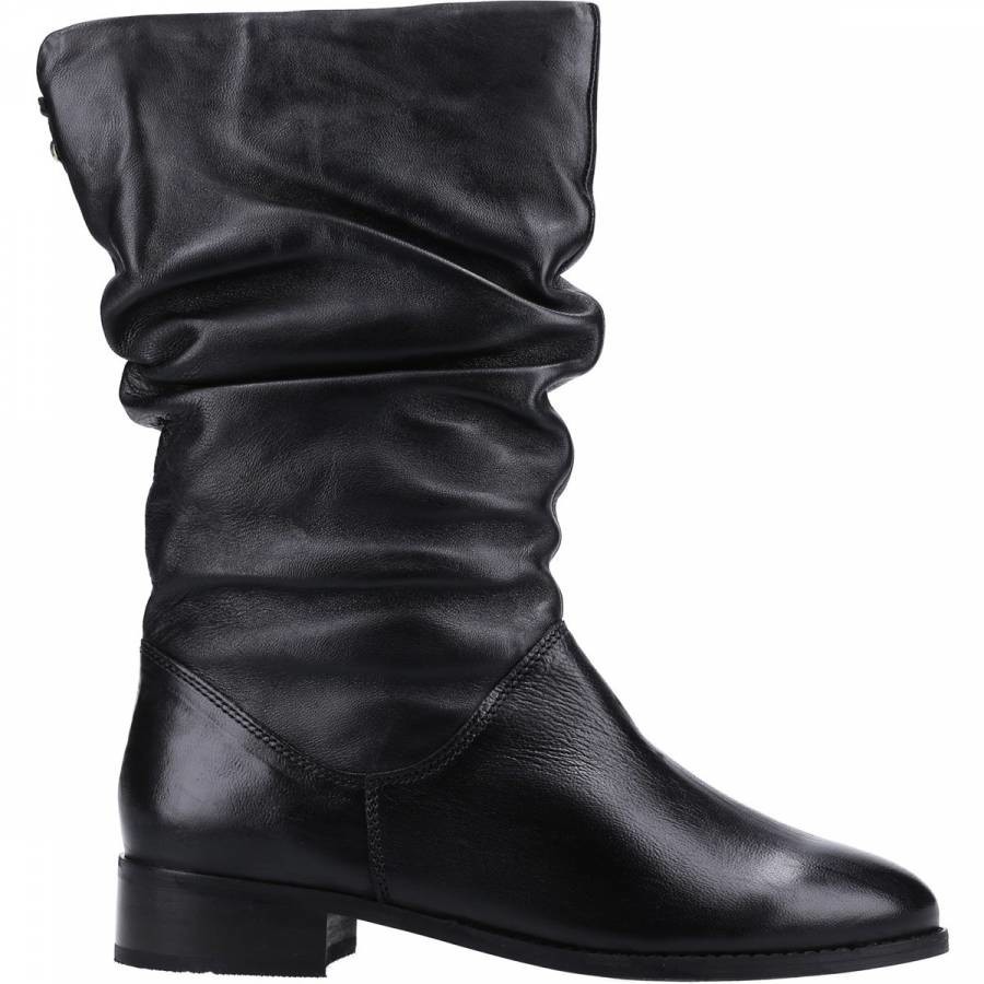 Black Rosalindas Leather Mid Boot