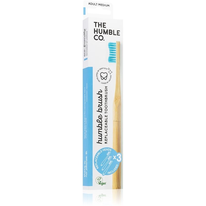 The Humble Co. Brush Adult toothbrush with a replaceable head medium 3 pc