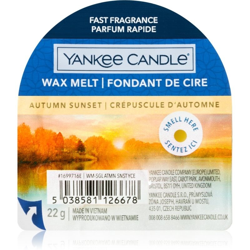 Yankee Candle Autumn Sunset wax melt Signature 22 g