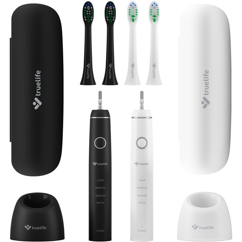 TrueLife SonicBrush Compact Duo sonic electric toothbrush, 2 shafts 2 pc