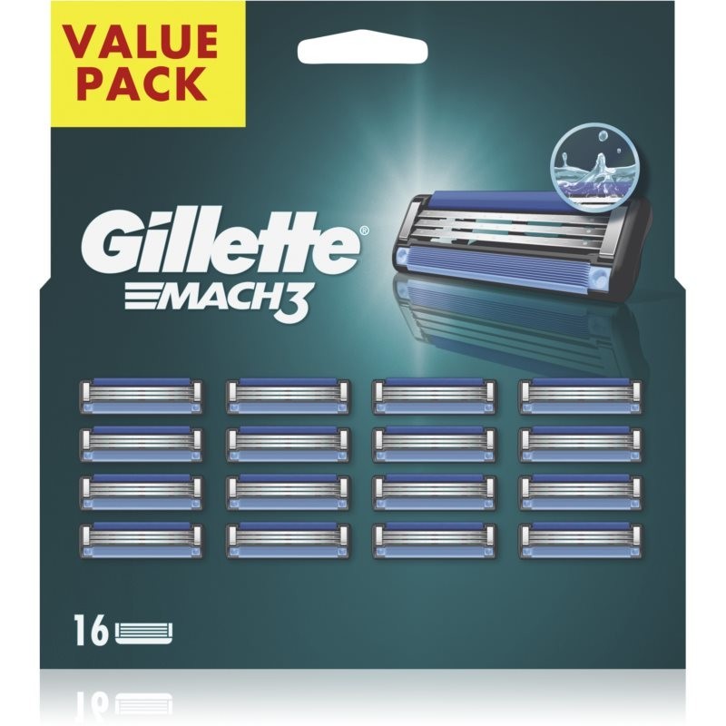 Gillette Mach3 replacement blades 16 pc