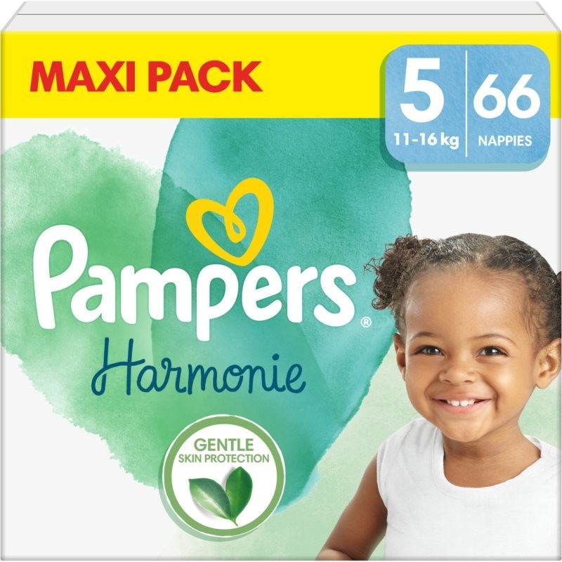 Pampers Harmonie Size 5 disposable nappies 11-16 kg 66 pc