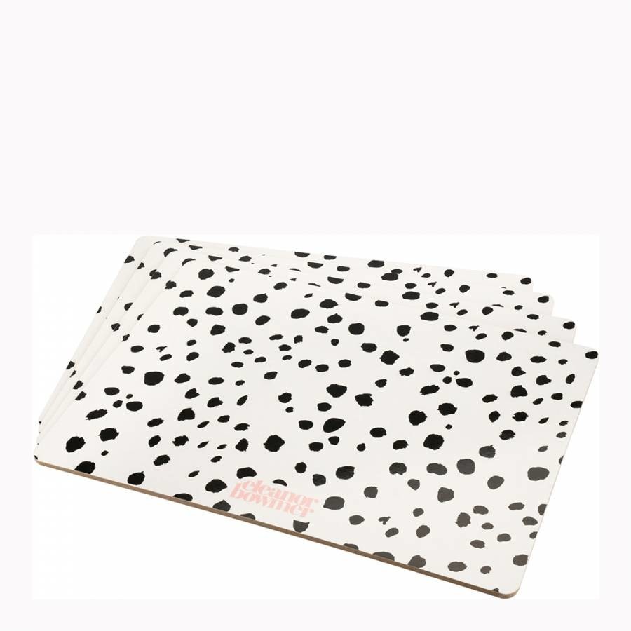 Set of 4 Dalmation Placemats