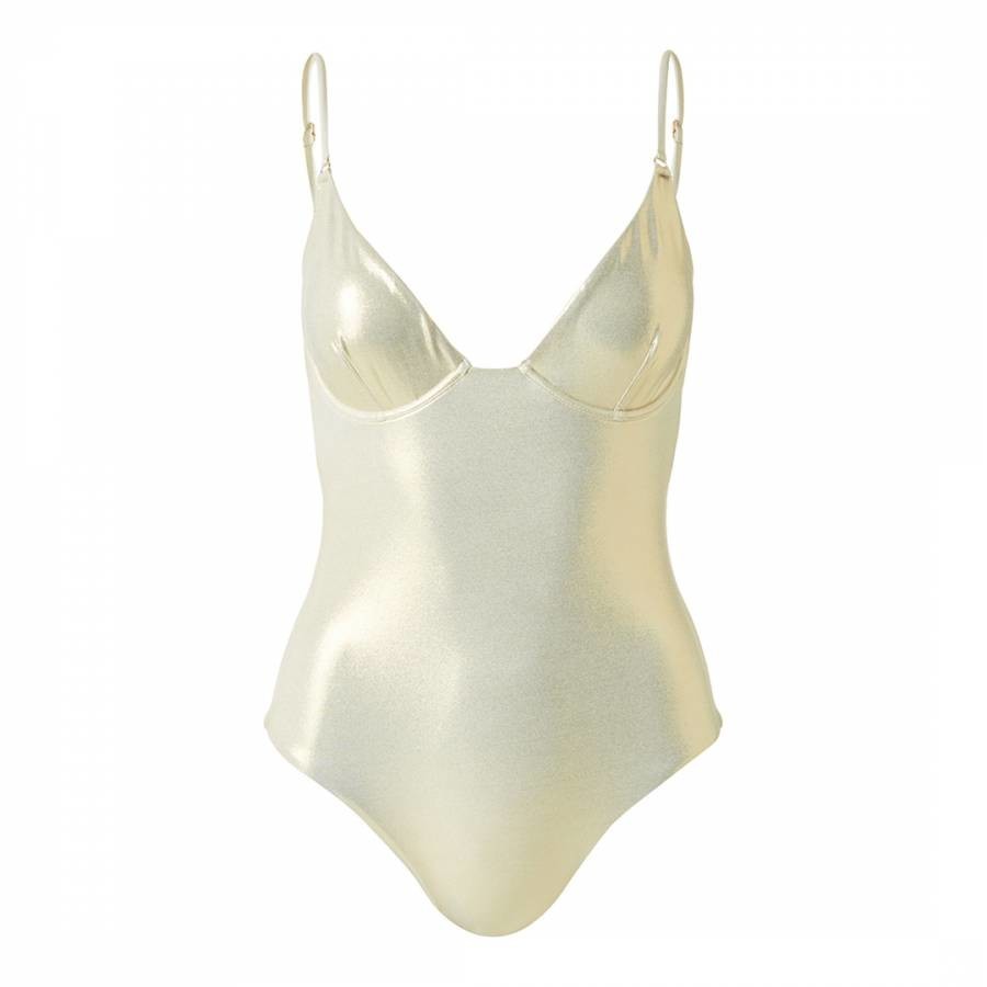 Gold Seychelles Swimsuit