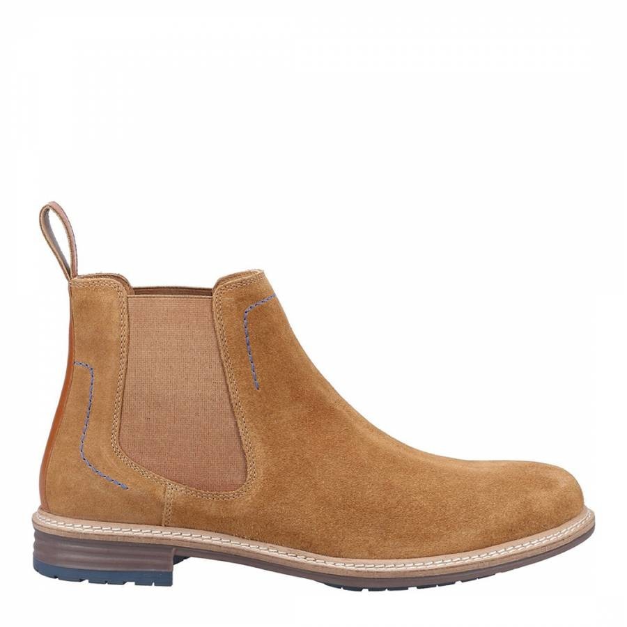 TAN JUSTIN SUEDE CHELSEA Mens Boots