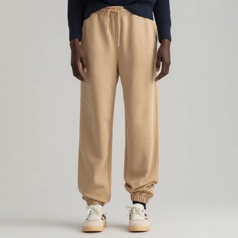 Beige Icon Essential Joggers