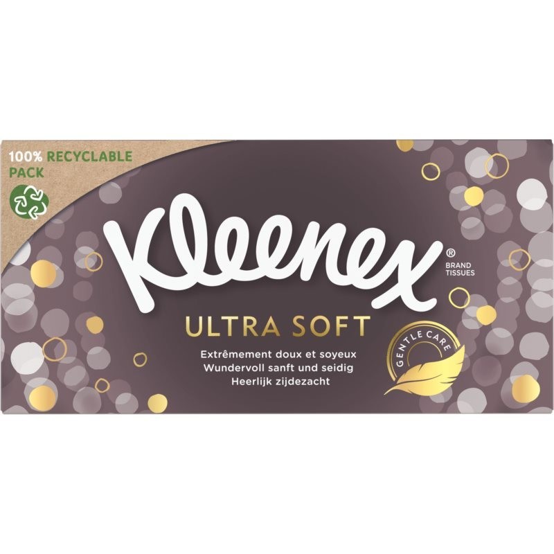 Kleenex Ultra Soft Box paper tissues 64 pc