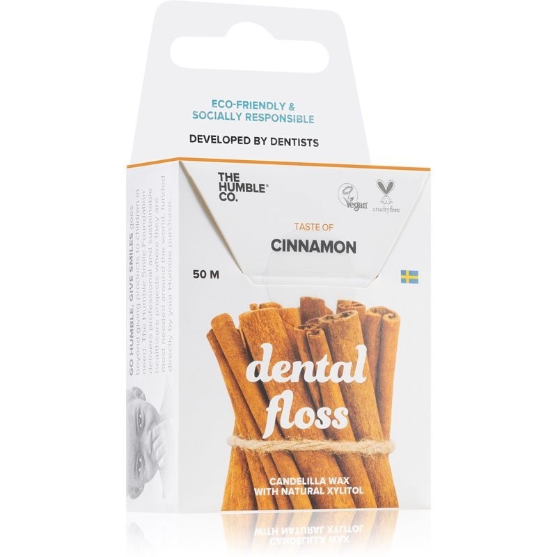 The Humble Co. Dental Floss dental floss Cinnamon 50 m