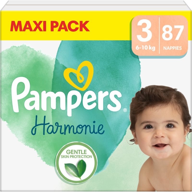 Pampers Harmonie Size 3 disposable nappies 6-10 kg 87 pc