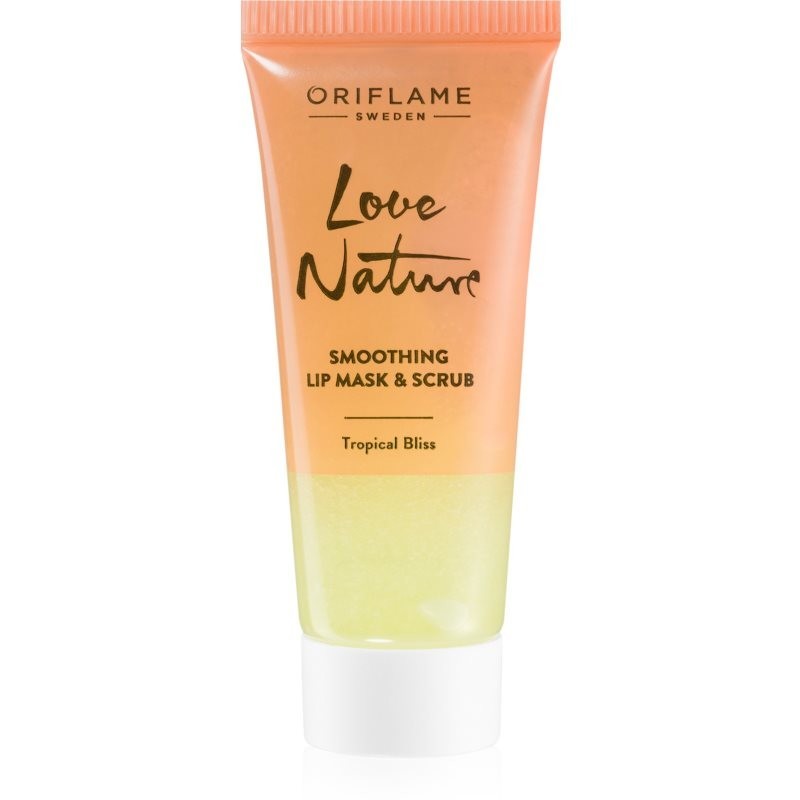 Oriflame Love Nature Tropical Bliss exfoliating mask for lips 15 ml