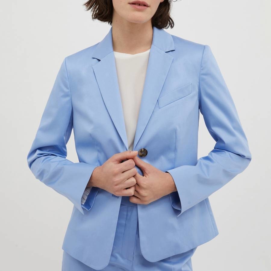 Blue Procura Cotton Blazer