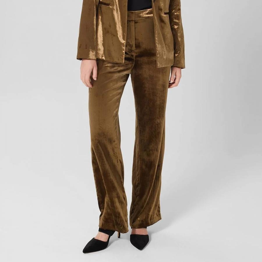 Brown Tamzin Wide Trousers