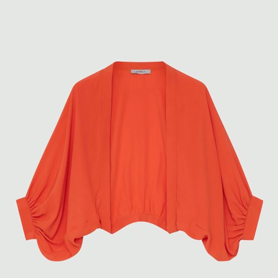 Orange Jacopo Silk Blend Jacket