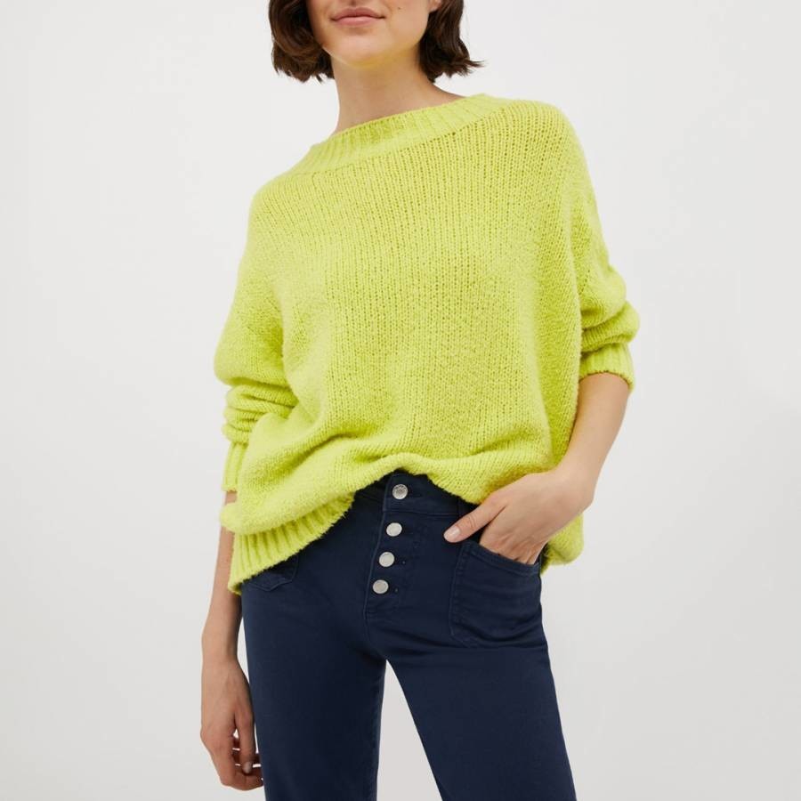 Green Mestola Cotton Blend Jumper