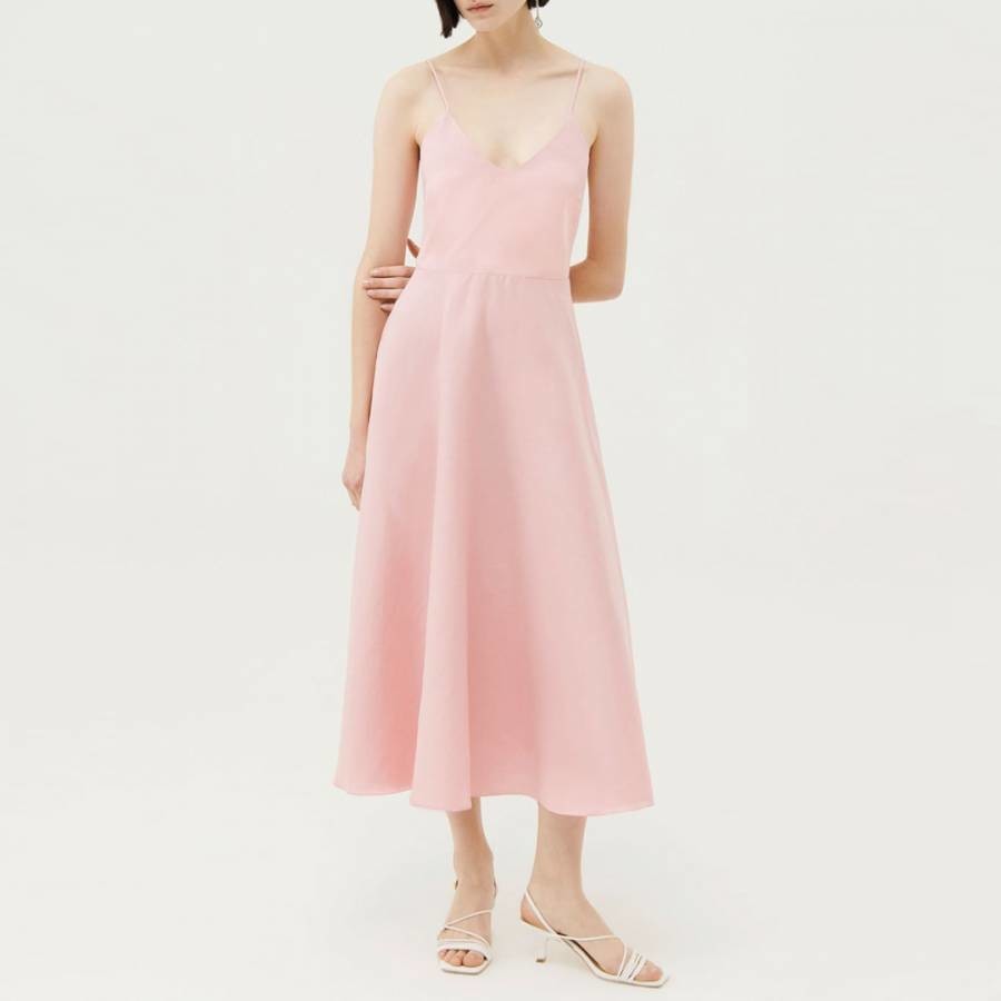 Pink Brianza Midi Dress