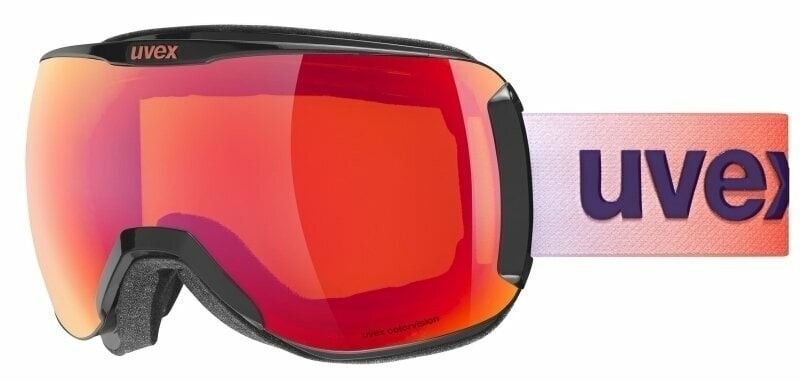UVEX Downhill 2100 Black Shiny Mirror Scarlet/CV Orange