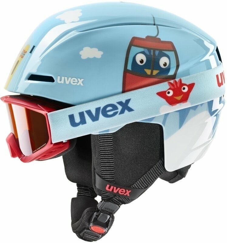 UVEX Viti Set Junior Light Blue Birdy 54-58 cm