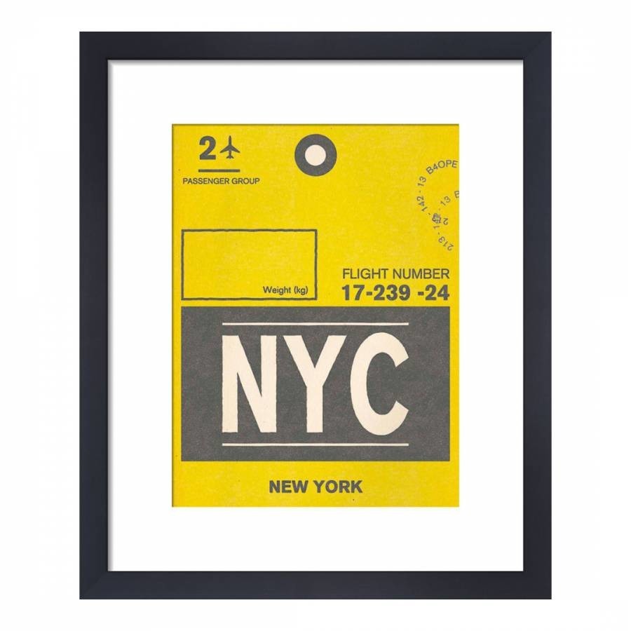 Destination - New York 36x28cm Framed Print