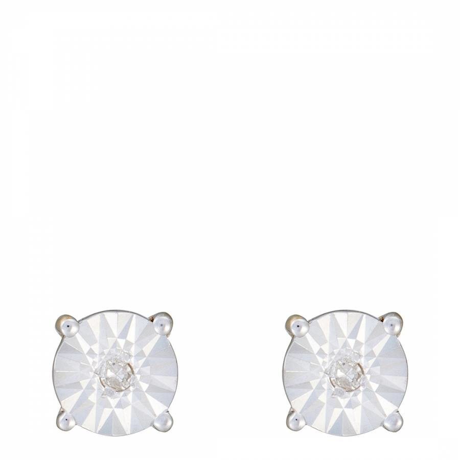 âPuce Grande Illusionâ Diamond Earrings 0.01/2