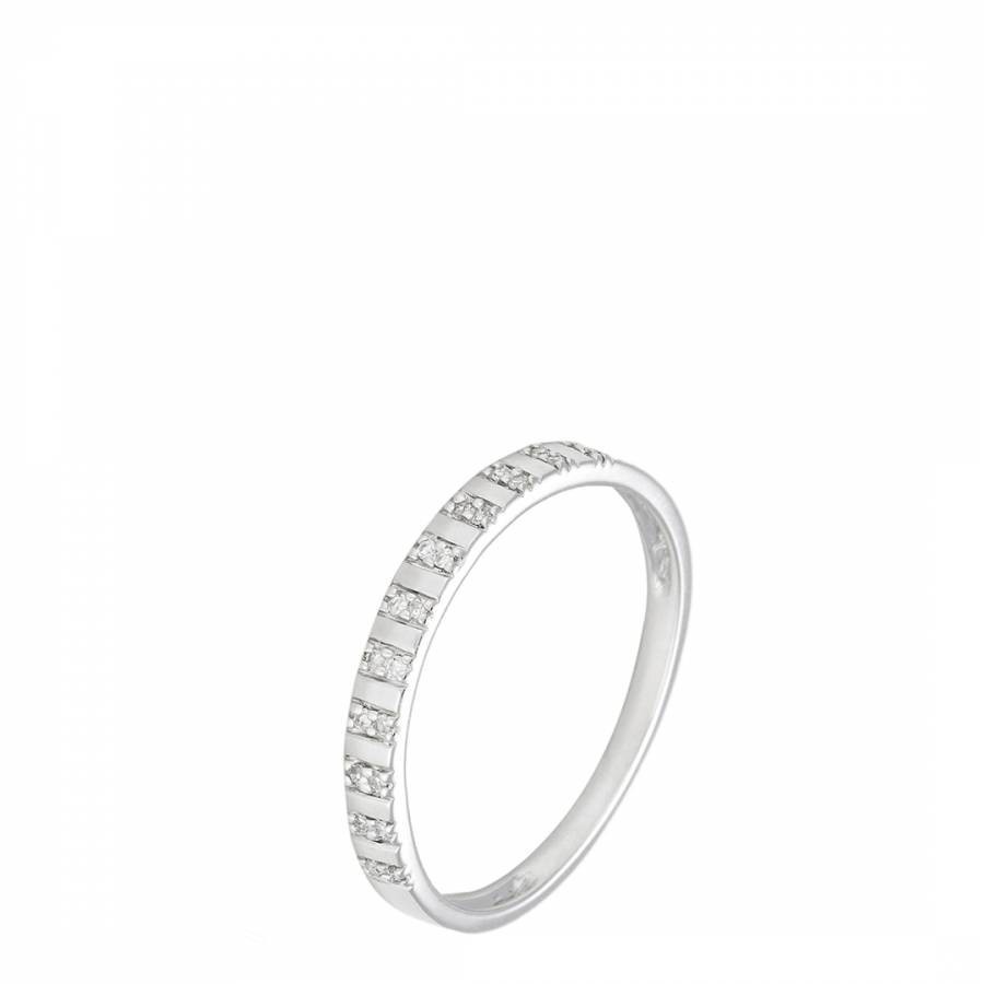 âLinÃ©aâ Diamond Ring 0.04Ct/22