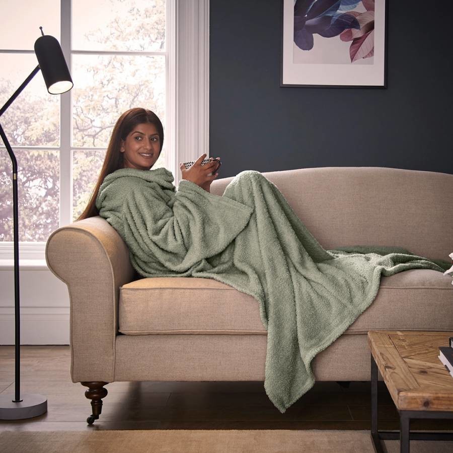 Snugsie Throw 153cm x 203cm Sage