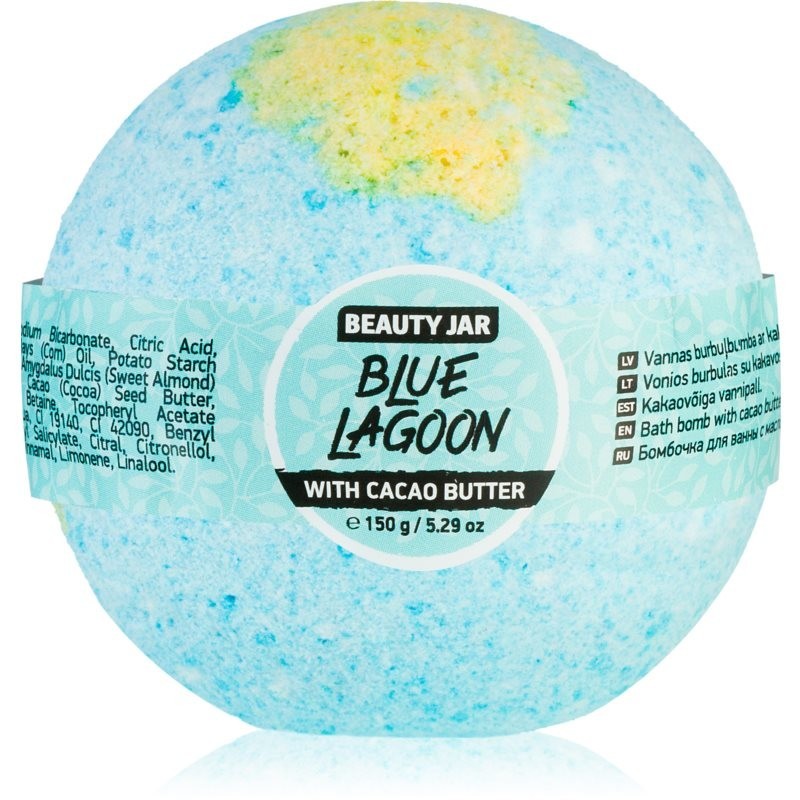 Beauty Jar Blue Lagoon bath bomb with cocoa butter 150 g