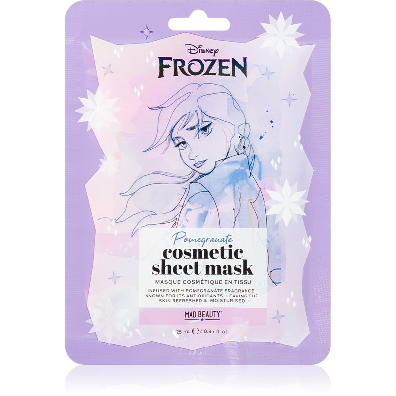 Mad Beauty Frozen Anna brightening and moisturising sheet mask 25 ml