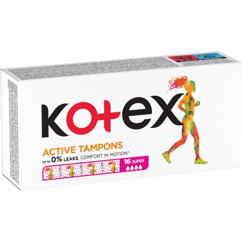 Kotex Active Super tampons 16 pc