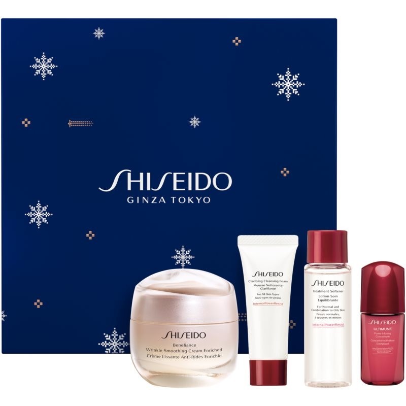 Shiseido Benefiance Enriched Holiday Kit gift set (for flawless skin)