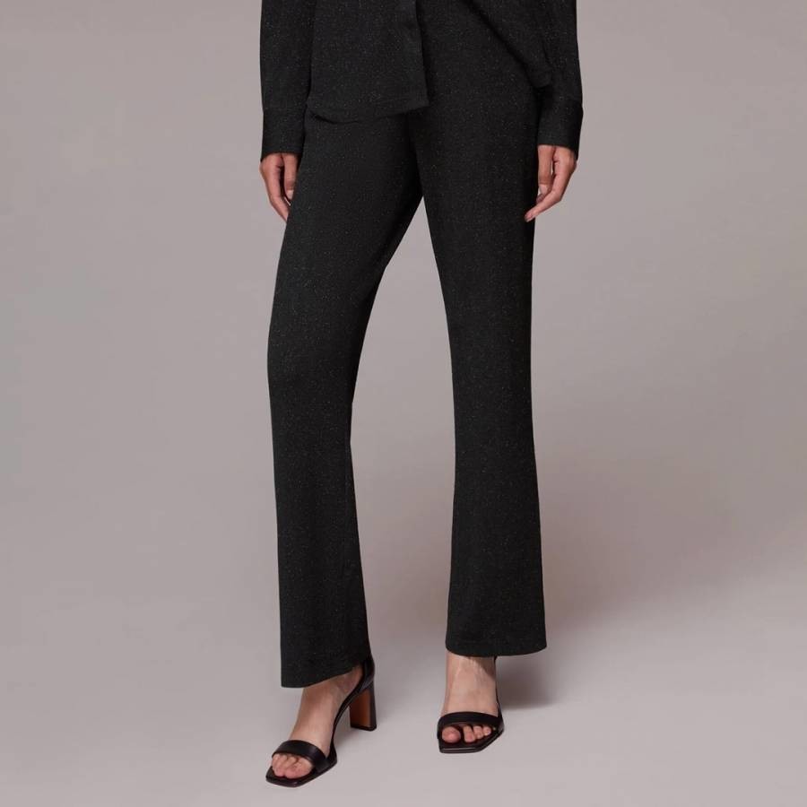 Black Gillian Sparkle Trousers