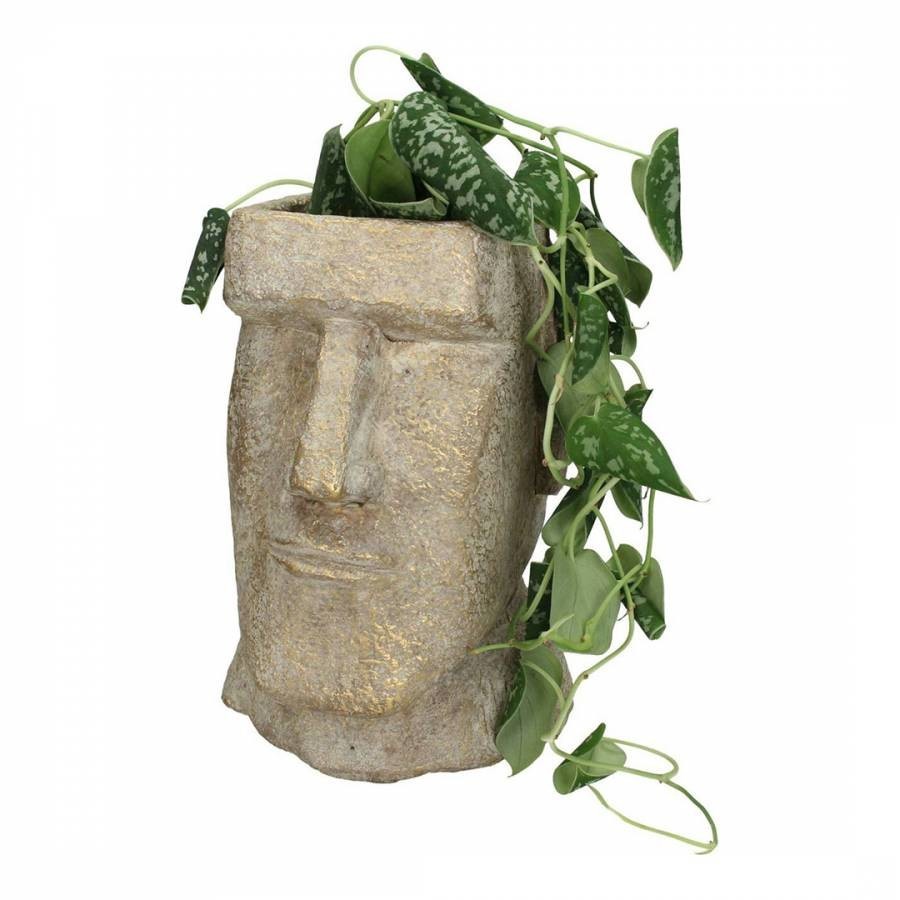 Easter Island Gold Head Planter Small 23cm